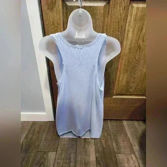 MAURICES Large Racerback Tank Top "Vacay Vibes" Blue - Picture 3 of 7